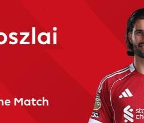 开云官网-超远任意球破门，索博当选利物浦vs阿森纳全场最佳球员